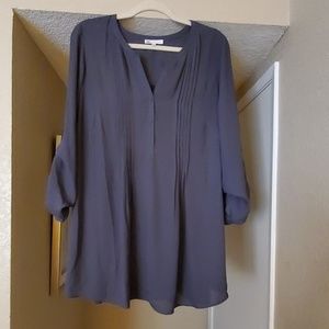 Womens DR 2 blouse long sleeve with roll cuff